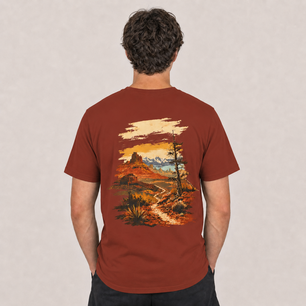Vintage Sunset Canyon Graphic Tee