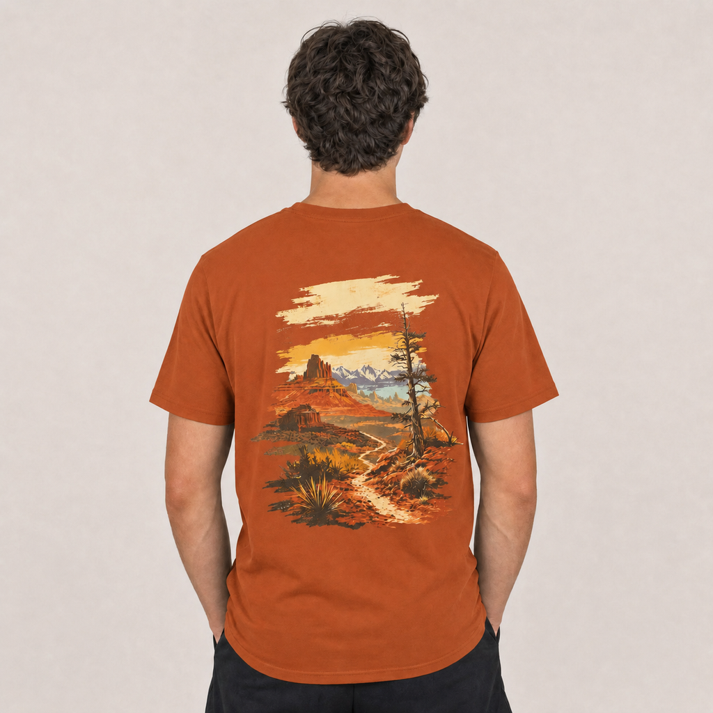 Vintage Sunset Canyon Graphic Tee