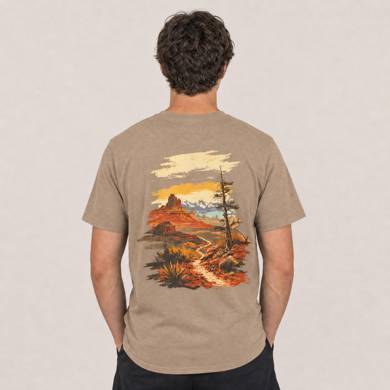 Vintage Sunset Canyon Graphic Tee