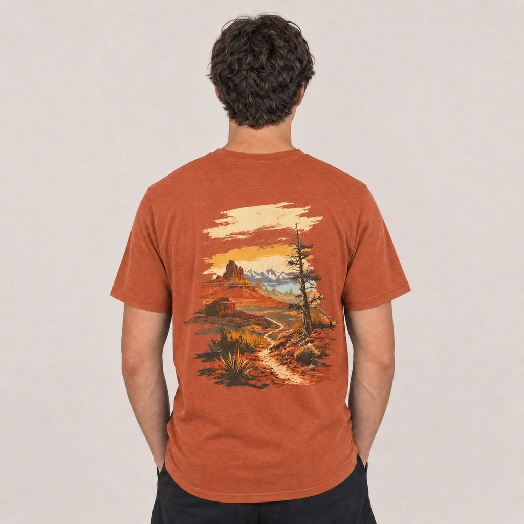 Vintage Sunset Canyon Graphic Tee
