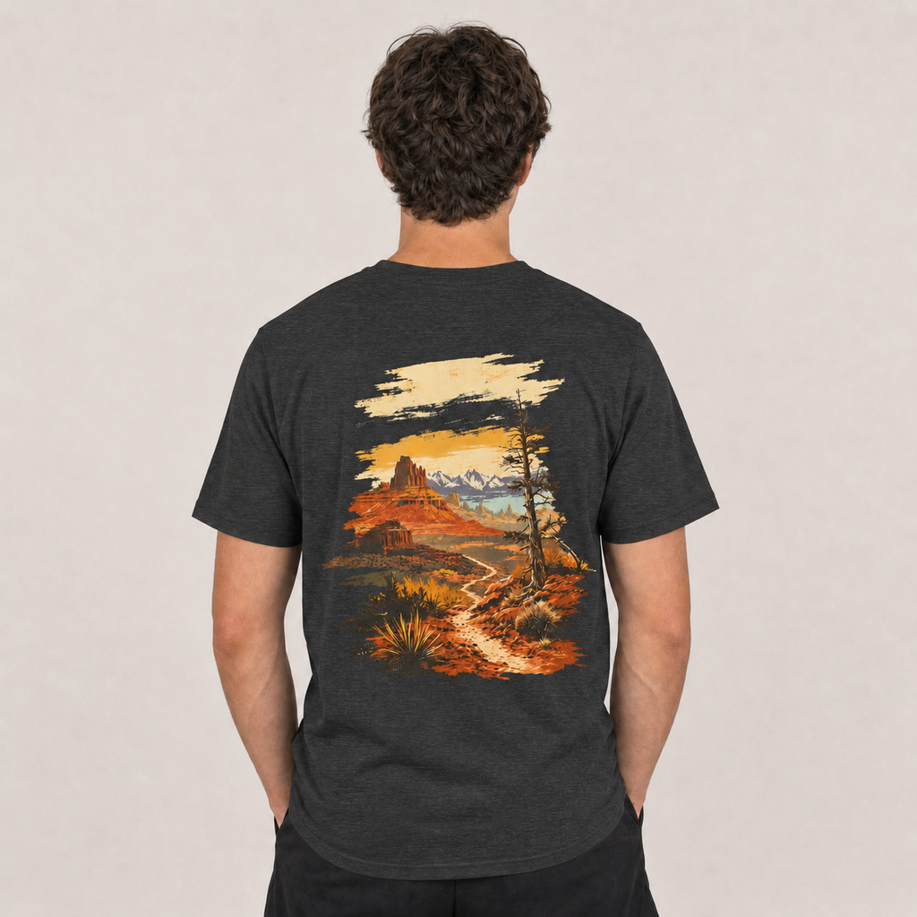 Vintage Sunset Canyon Graphic Tee