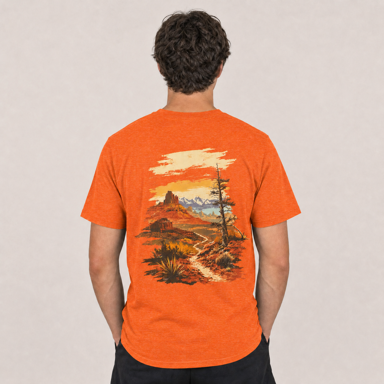 Vintage Sunset Canyon Graphic Tee