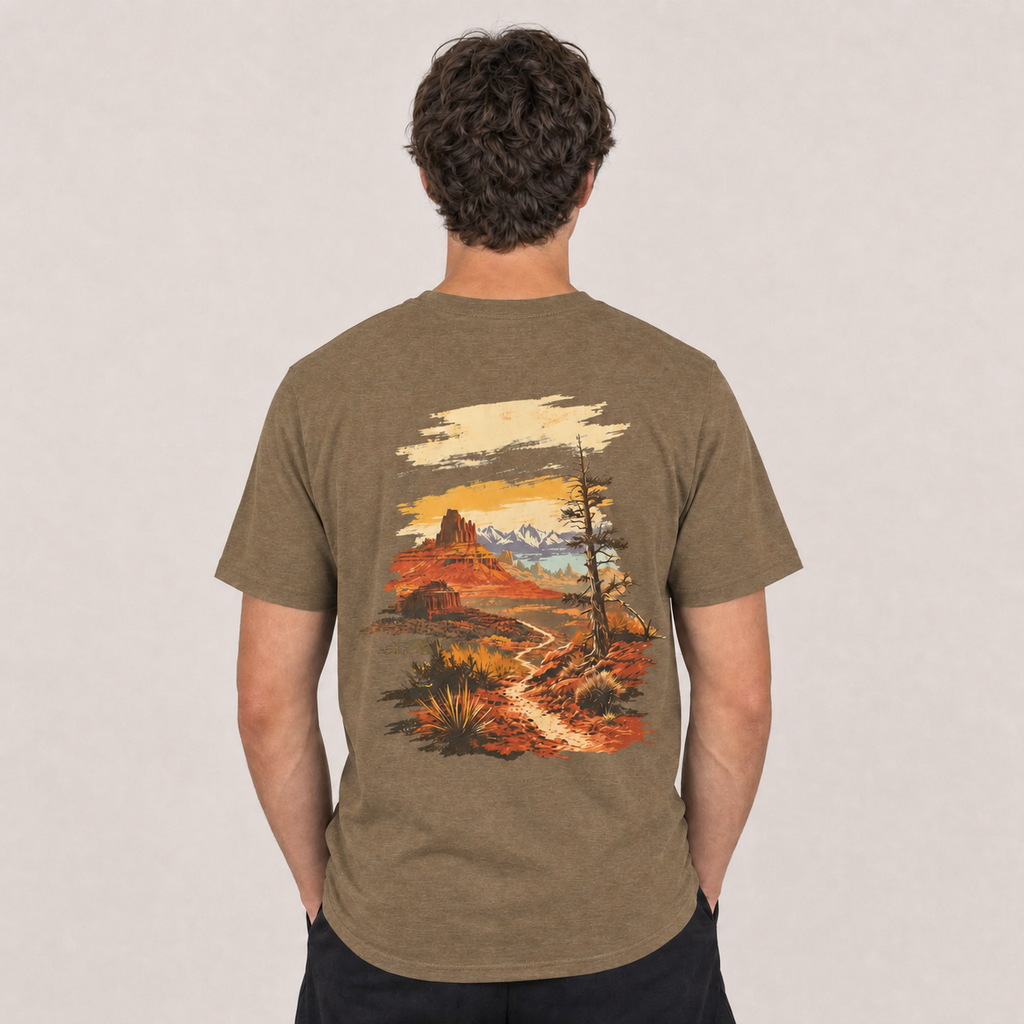 Vintage Sunset Canyon Graphic Tee