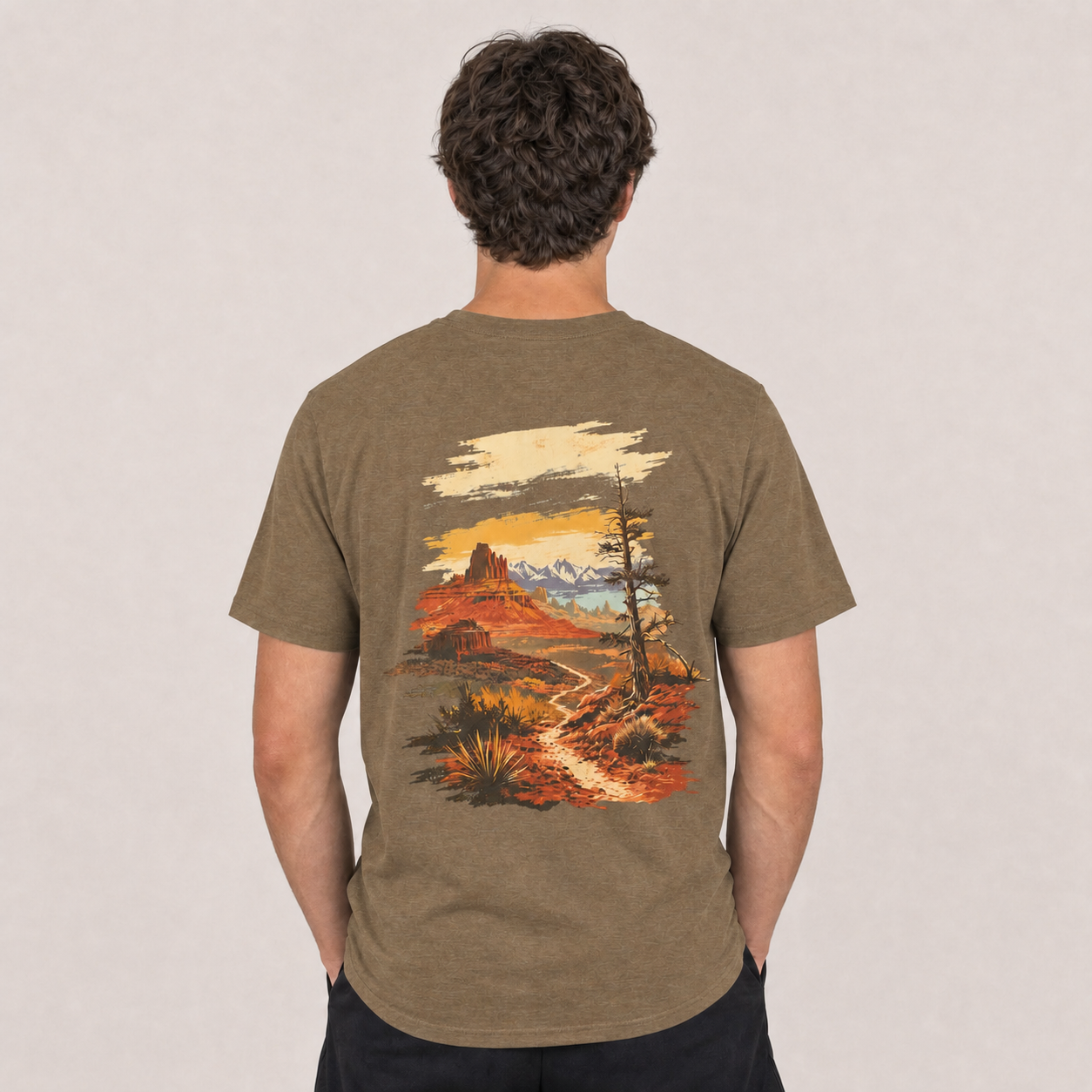 Vintage Sunset Canyon Graphic Tee