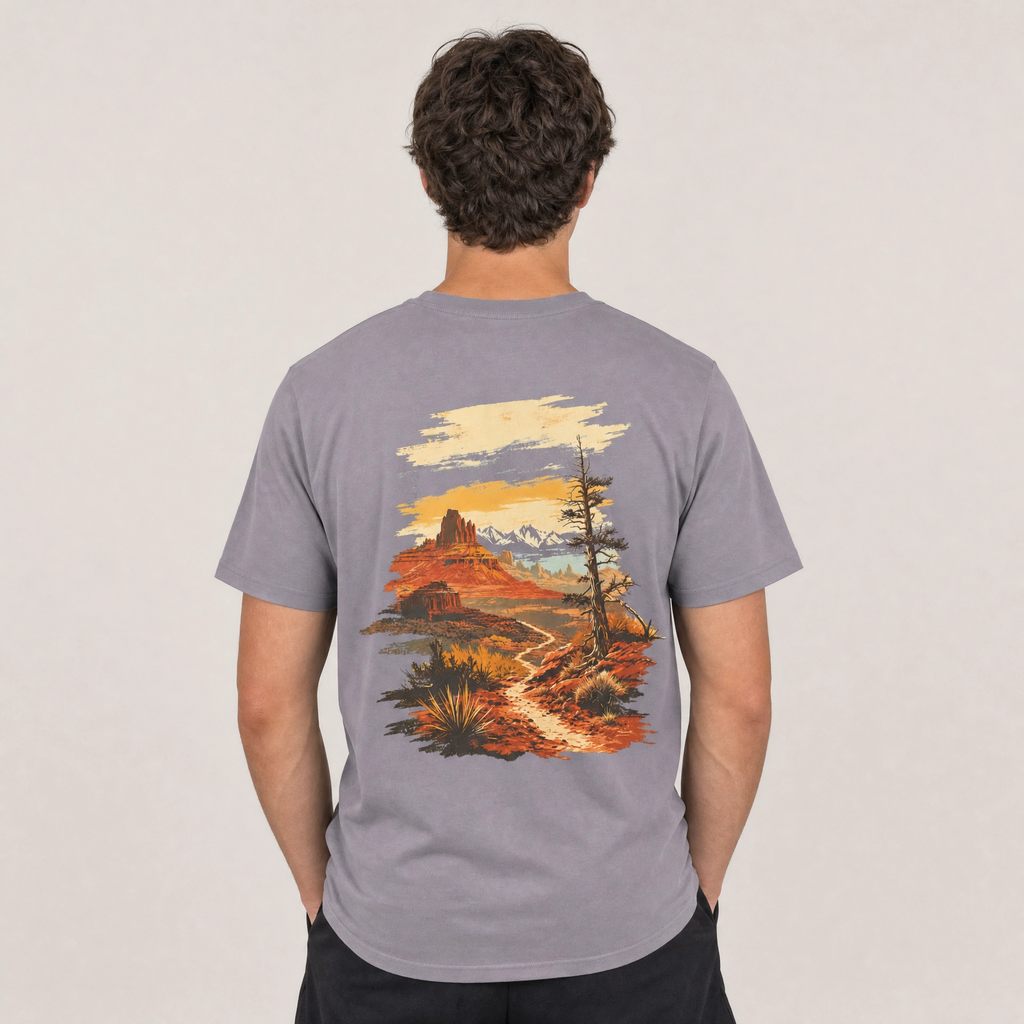 Vintage Sunset Canyon Graphic Tee